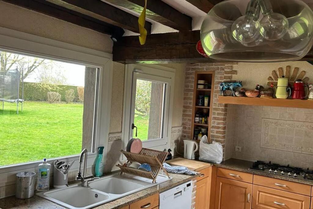 Chaumiere De Charme Cosy Villa Saint-Éloi-de-Fourques Екстериор снимка